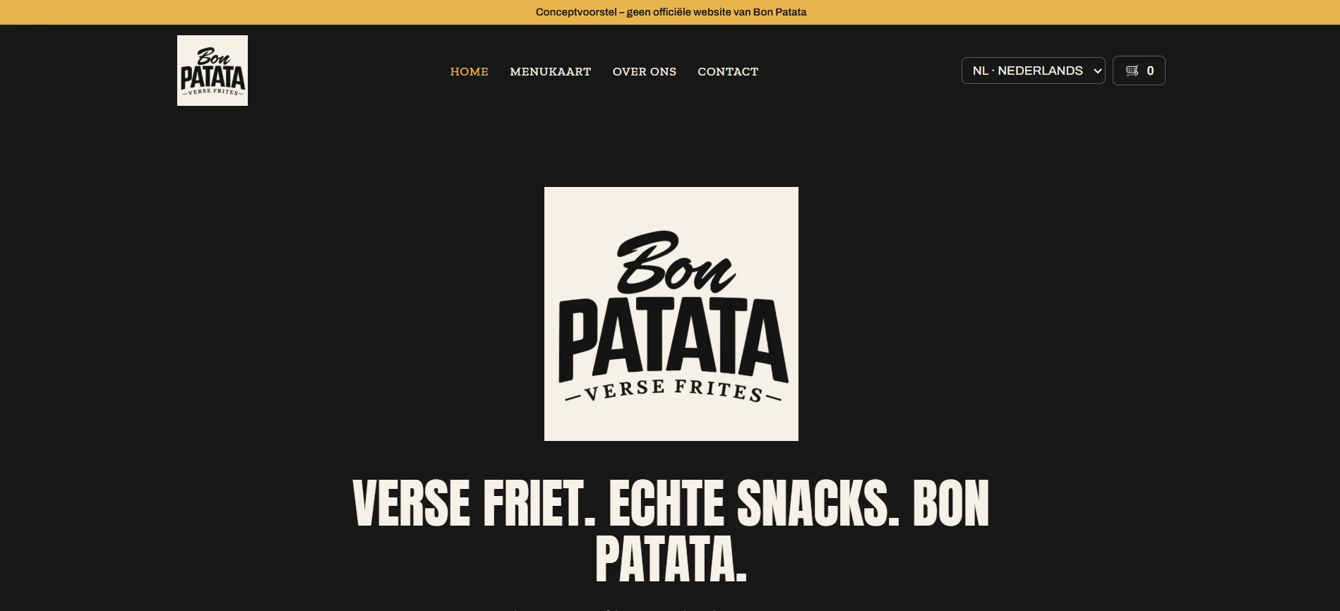 Screenshot van bon-patata-preview.lovable.app