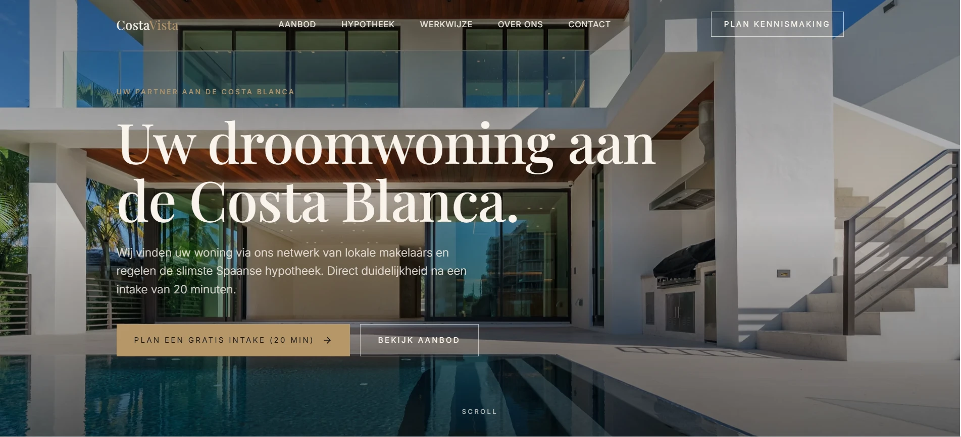 Screenshot van costa-vista.lovable.app